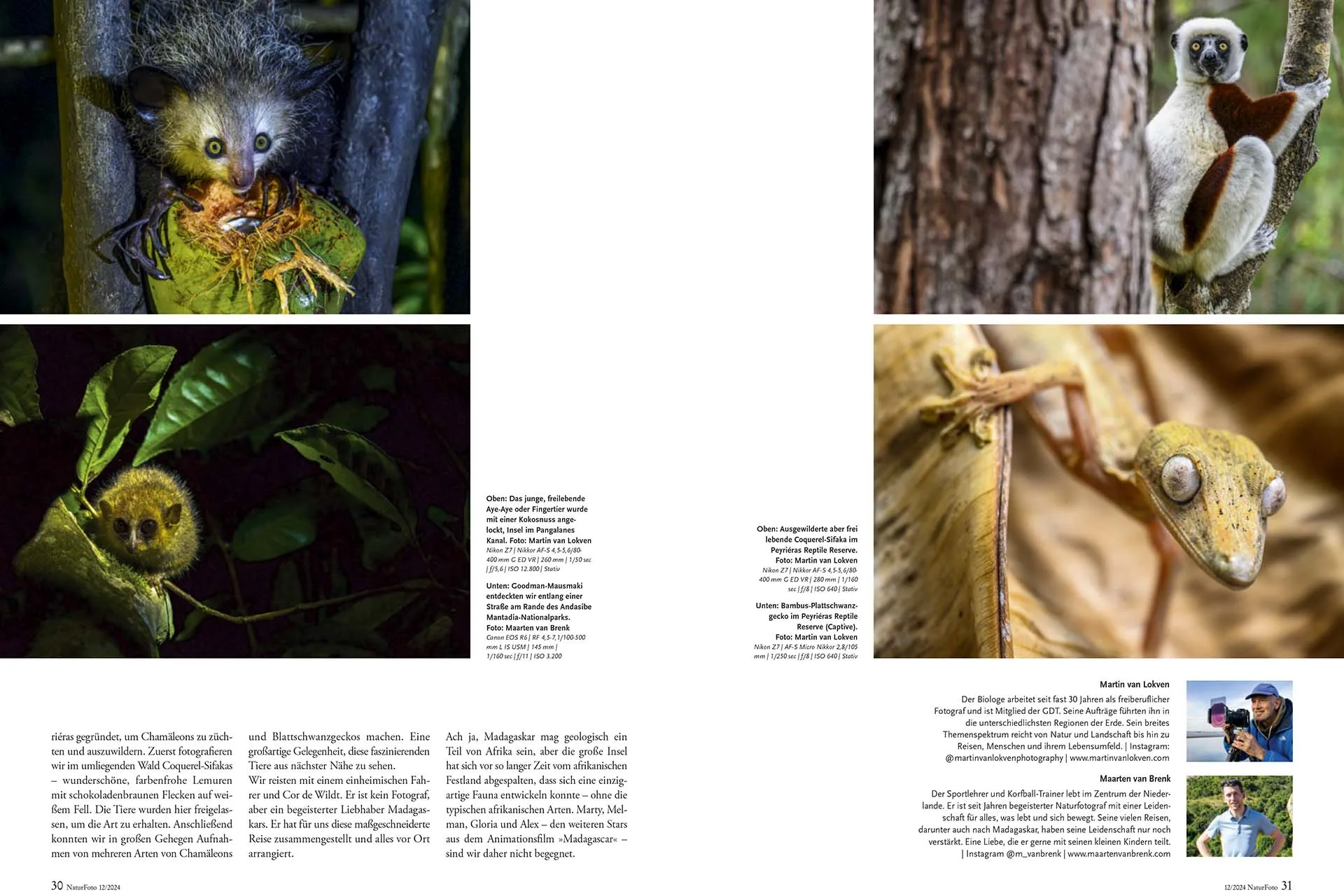 Reportage Madagaskar in tijdschrift NaturFoto.