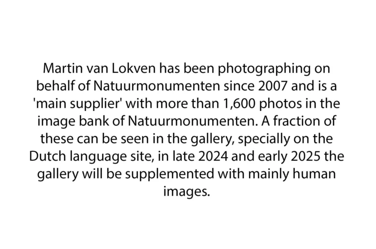 Text concerning update gallery Natuurmonumenten.