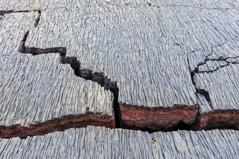 Gebroken pahoehoe lava